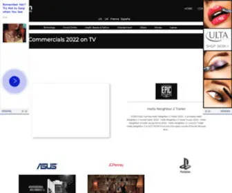Abancommercials.com(Browse USA TV COMMERCIALS) Screenshot