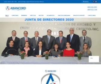 Abancord.org(Representamos a los Bancos de Ahorro y Crédito y Corporaciones de Crédito) Screenshot