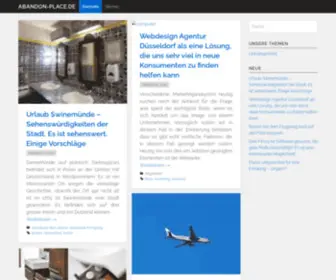 Abandon-Place.de(Ihren Urlaub) Screenshot