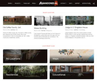 Abandonedalabama.com(Abandoned Alabama) Screenshot