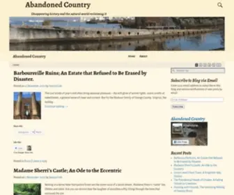 Abandonedcountry.com(Abandoned) Screenshot