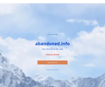 Abandoned.info(For Sale) Screenshot