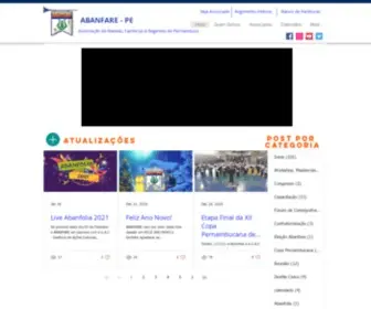 Abanfare.org(Pernambuco) Screenshot