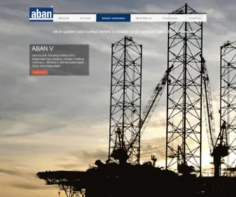 Abanoffshore.com(Aban Offshore Limited) Screenshot