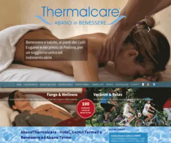 Abanothermalcare.it(Hotel Abano Terme Montegrotto Centri Termali e Benessere) Screenshot