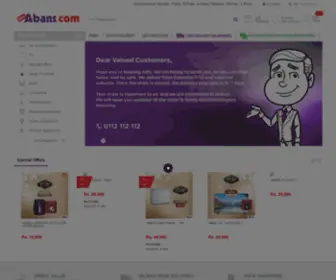 Abans.com(Buy is a best online shopping stores which) Screenshot