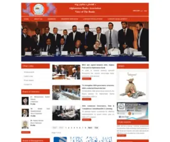 Aba.org.af(Afghanistan Banks Association) Screenshot