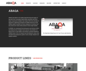 Abaqa.com(ABAQA Corporation) Screenshot