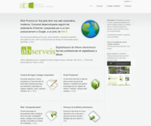Abarajas.com(Ab serveis en tecnologia i creativitat) Screenshot