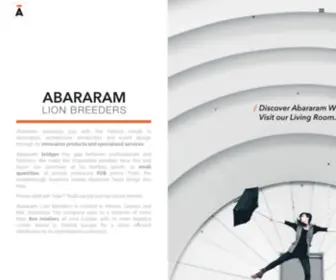 Abararam.com(Living out of the box) Screenshot