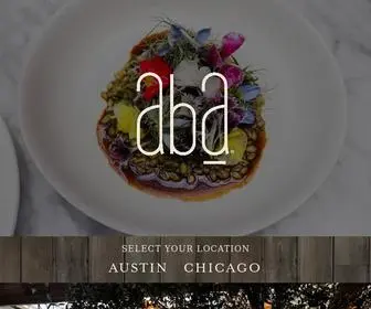 Abarestaurants.com(Aba) Screenshot