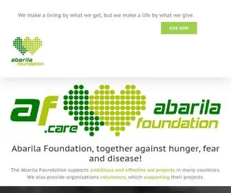 Abarila-Foundation.org(Home Abarila Foundation) Screenshot