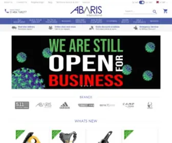 Abaris.co.uk(Abaris International) Screenshot