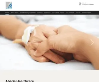 Abarishealthcare.com(Abaris) Screenshot