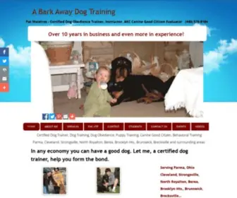 Abarkawaydogtraining.com(Dog Obedience Training) Screenshot