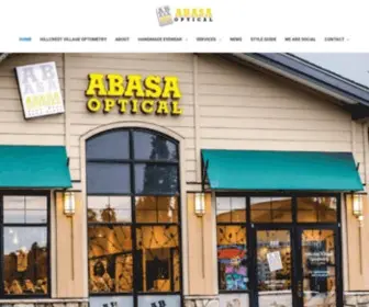 Abasaoptical.ca(Abasa Optical Surrey) Screenshot