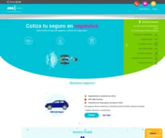 Abaseguros.com(CHUBB) Screenshot