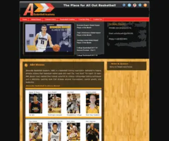 Abasketballacademy.com(Alexander Basketball Academy) Screenshot