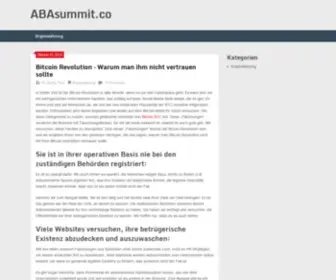 Abasummit.co(ABAsummit) Screenshot