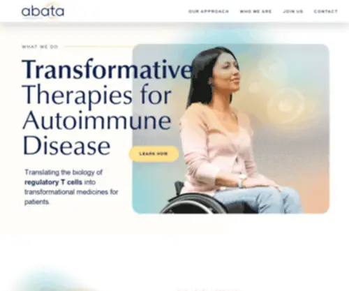 Abatatx.com(Transformative Therapies for Autoimmune Disease) Screenshot