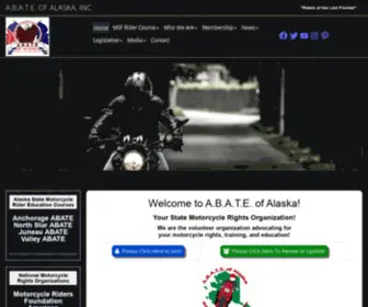 Abateofalaska.com(ABATE of Alaska) Screenshot