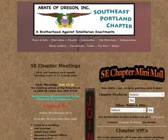 Abatese.net(ABATE SE Portland Chapter) Screenshot