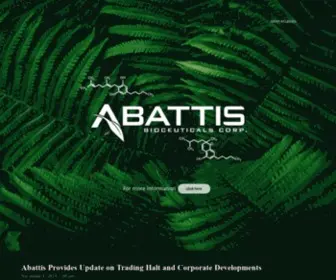 Abattis.com(Bioceuticals) Screenshot