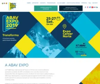 Abavexpo.com.br(ABAV EXPO 2020) Screenshot