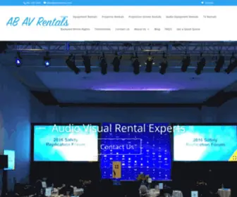 Abavrentals.com(Houston AV Rentals) Screenshot