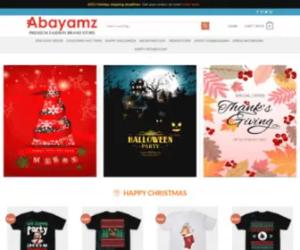 AbayamZclothing.com(Abayamzclothing shirt) Screenshot