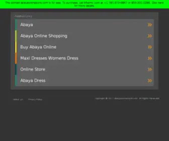 AbayaonlineStore.com(Abayas,Jilbabs & Accessories-Cute Muslimah Fashion Online Shop) Screenshot