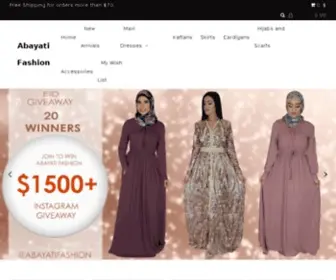 Abayatifashion.com(Modest & Stylish Abayas) Screenshot