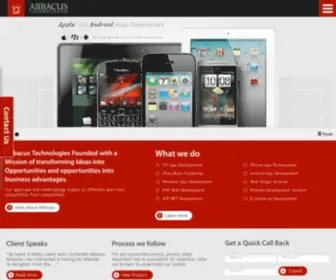 Abbacus.com(Web Design India) Screenshot