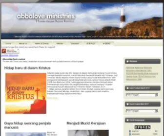 Abbalove.org(Abbalove Ministries) Screenshot