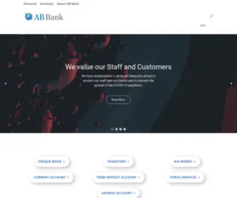 Abbank.co.zm(Abbank) Screenshot