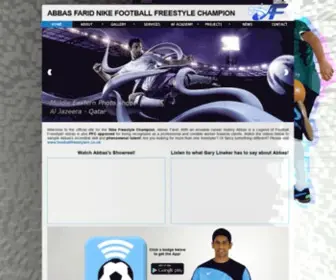 Abbasfarid.com(Football Freestyler) Screenshot