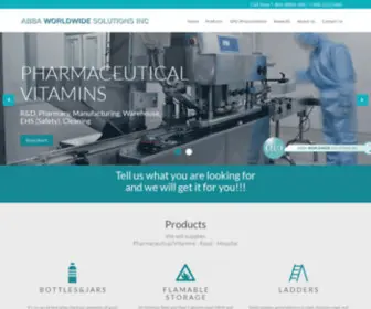 Abbaw.com(Abba World Wide Pharmaceutical Supplies Call Now) Screenshot