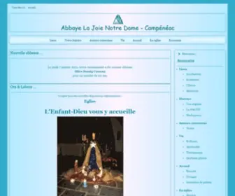 Abbaye-Lajoie-ND.com(Abbaye "La Joie Notre) Screenshot