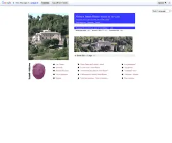 Abbaye-Saint-Hilaire-Vaucluse.com(Site officiel de l'abbaye Saint) Screenshot