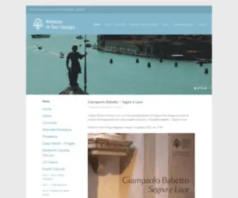 Abbaziasangiorgio.it(Abbazia di San Giorgio Maggiore) Screenshot