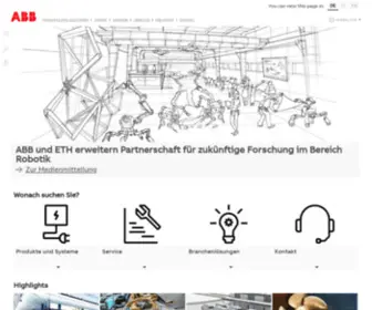 ABB.ch(ABB Schweiz) Screenshot
