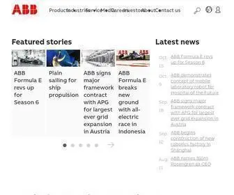ABB.com(ABB Group) Screenshot