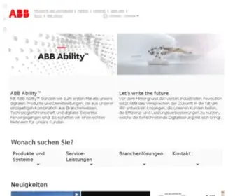 ABB.de(ABB Deutschland) Screenshot