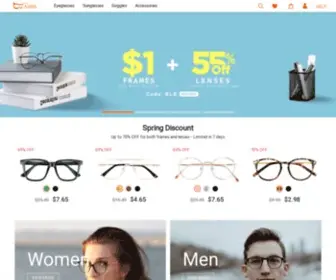 Abbeglasses.com(Eyeglasses online) Screenshot
