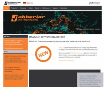 Abberior-Instruments.com(Superresolution & Confocal Systems) Screenshot