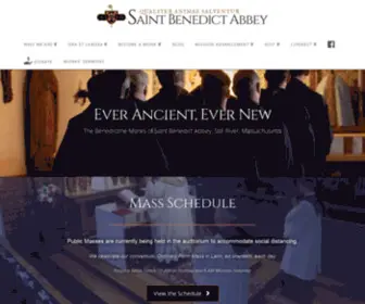 Abbey.org(Saint Benedict Abbey) Screenshot