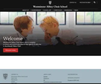 Abbeychoirschool.org(Westminster Abbey Choir School) Screenshot
