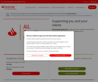 Abbeyforintermediaries.com(Santander for Intermediaries) Screenshot