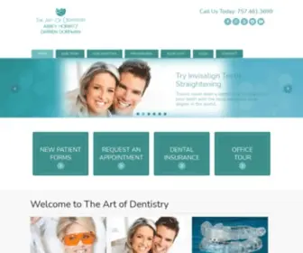 Abbeyhorwitzdds.com(Virginia Beach Dental Office) Screenshot