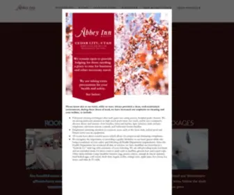 Abbeyinncedar.com(Abbey Inn Cedar City) Screenshot